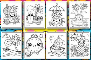 120 Cute Kawaii Summer Coloring Pages Graphic Coloring Pages & Books Kids By ArT DeSiGn 7