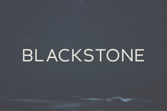 Blackstone Sans Serif Font By A Christie