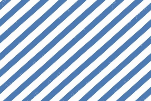 Blue and White Diagonal Stripes Graphic Patterns By Sun Sublimation