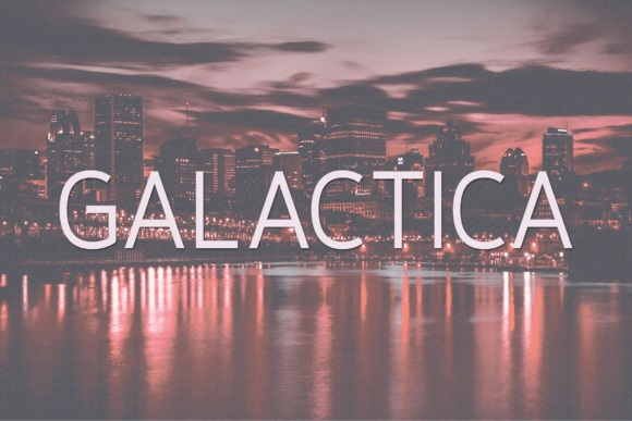 Galactica Sans Serif Font By A Christie