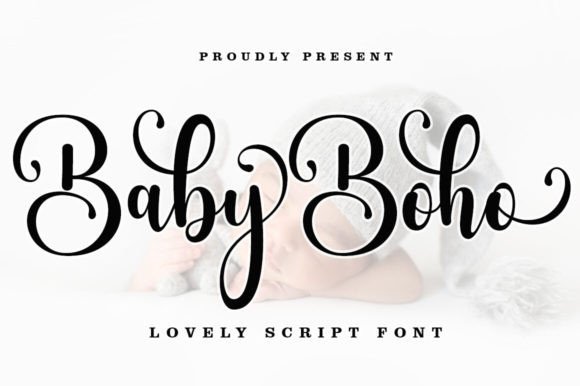 Baby Boho Skript-Schriftarten Schriftart Von madjack.font