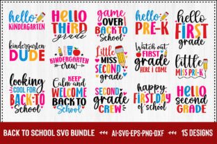 Back to School SVG Bundle Graphic Crafts By creativemim2001 1