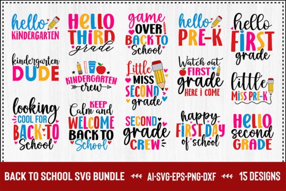Back to School SVG Bundle Graphic Crafts By creativemim2001