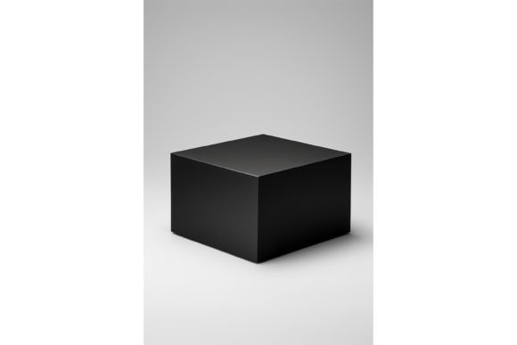 Black Square Cosmetic Paper Box Mockup Graphic Product Mockups By Illustrately