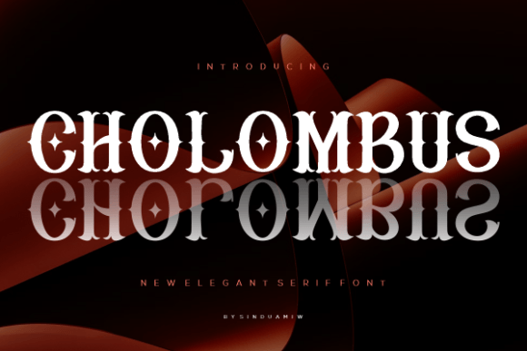 Cholombus Slab Serif Font By sinduamiw