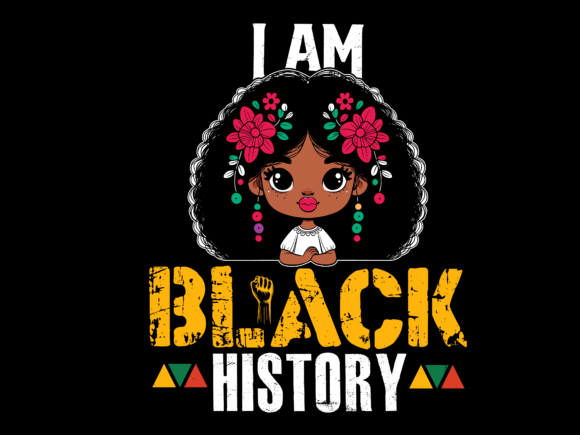 Future Black History Maker Vector. Gráfico Designs de Camisetas Por Trendy Creative