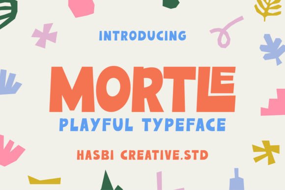 Mortle Display Font By Hasbi Creative
