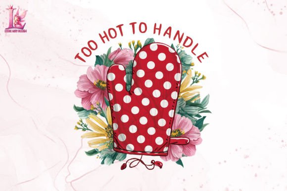 Too Hot to Handle Clipart PNG Gráfico Manualidades Por Little Lady Design