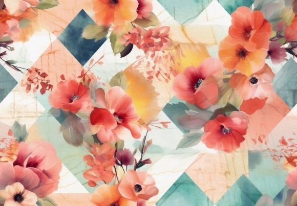Watercolor Floral Seamless Pattern Graphic Patterns By ulitkastudio