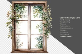 Botanical Windows Frame Graphic AI Transparent PNGs By Mehtap Aybastı 3