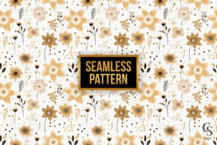 Cute Boho Flowers Digital Papers Graphic Patterns By Creative Store 4