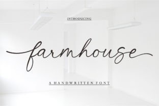 Farmhouse Script & Handwritten Font By studiorhd1 1