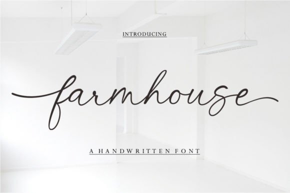 Farmhouse Script & Handwritten Font By studiorhd1