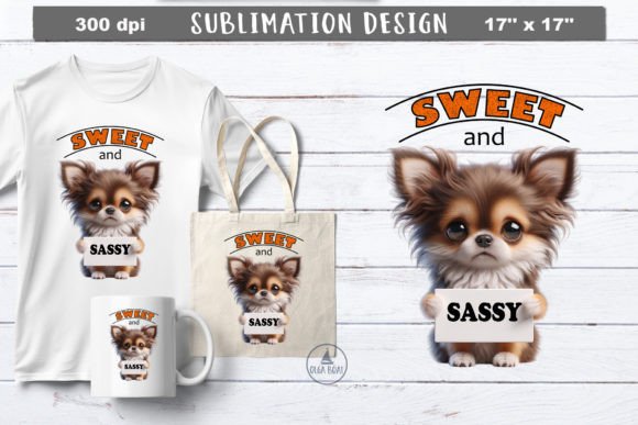 Sweet Sassy Sarcastic Quote Funny Dog Afbeelding Afdrukbare Illustraties Door Olga Boat Design