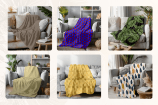 Velveteen Blanket Canva Mockup Bundle Graphic Product Mockups By HafsaStudio 3