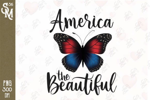America the Beautiful Clipart PNG Graphic Crafts By StevenMunoz56