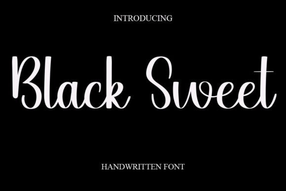 Black Sweet Script & Handwritten Font By salma studio