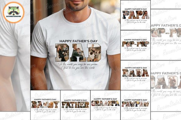 Customize Father’s Day Bundle Png Graphic T-shirt Designs By RaccoonStudioStore