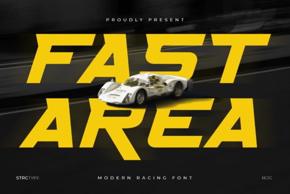 Fast Area Display Font By storictype