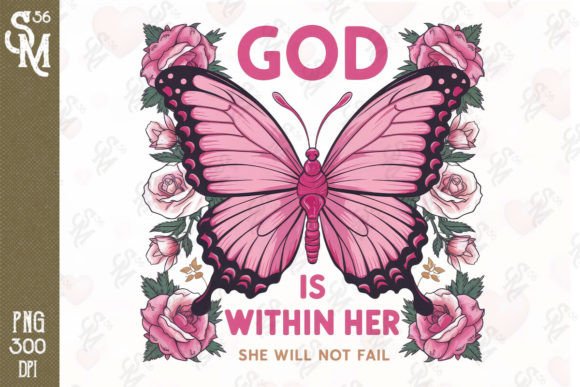 God is Within Her She Will Not Fail Graphic Crafts By StevenMunoz56