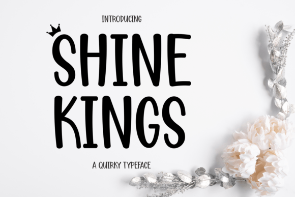 Shine Kings Display Font By Wakhamm (7NTypes)