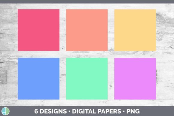 Solid Colors Pastel Paper Backgrounds | Grafik KI Illustrationen Von Enliven Designs