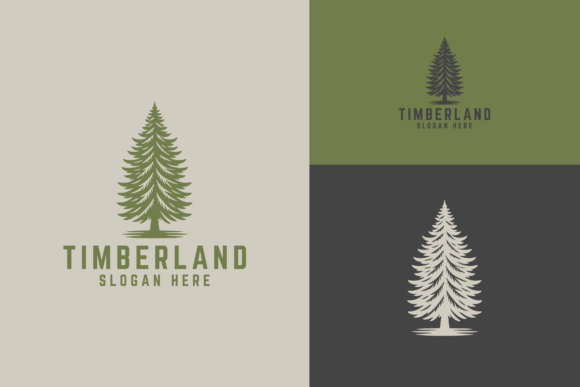 Timberland Logo Wilderness Evergreen Graphic Logos By captoro