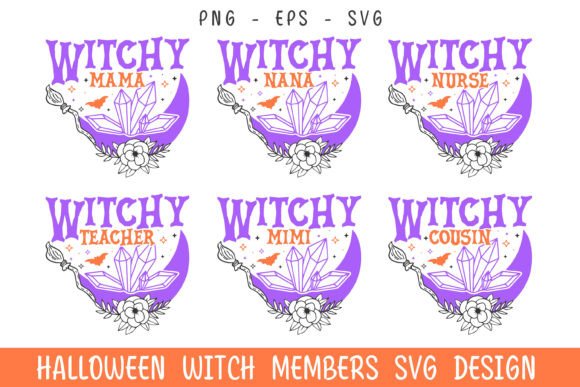 Witchy Halloween Scary Svg Designs Graphic Print Templates By rahnumaat690