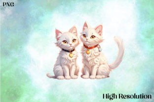 Little Cat Clipart Design Afbeelding Afdrukbare Illustraties Door Sublimation_Bundle