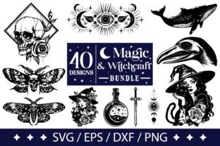 Magic and Witchcraft Bundle, Mystical Sv Graphic Crafts By DelArtCreation 1