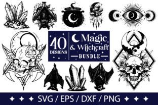 Magic and Witchcraft Bundle, Mystical Sv Graphic Crafts By DelArtCreation 2