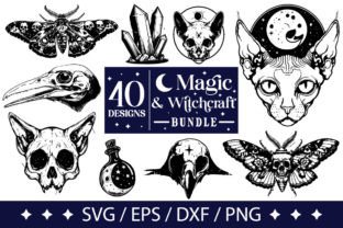 Magic and Witchcraft Bundle, Mystical Sv Graphic Crafts By DelArtCreation 4