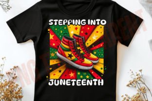 Stepping into Juneteenth PNG Black Women Gráfico Designs de Camisetas Por DeeNaenon 5