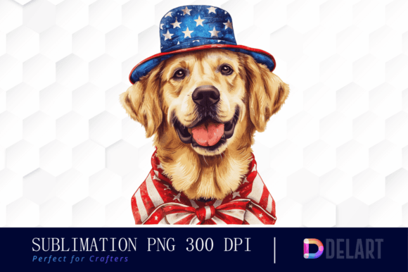 4th of July Cat and Dog PNG Clipart- Cut Graphic Illustrations By DelArtCreation