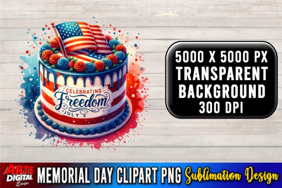 ☑️Patriotic Memorial Day Clipart PNG #42 Graphic Illustrations By Arte Digital Designs