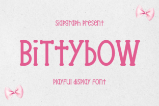 Bittybow Display Font By SiapGraph 1