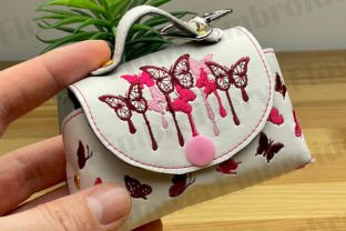 ITH Mini Bag Butterfly Embroidery Graphic Sewing Patterns By FlowerEmbroidery 3
