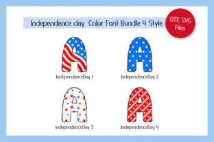 Independence Day Color Fonts Font By Issie_Studio 2