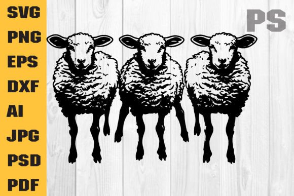 Sheep Svg, Funny Lamb Svg Graphic Crafts By ILukkystore