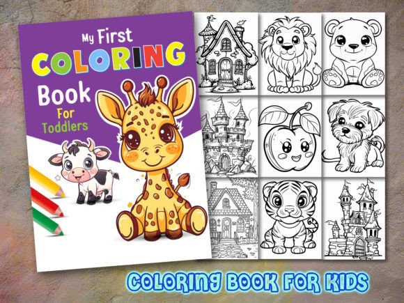 Toddler Coloring Pages and Coloring Book Graphic Coloring Pages & Books By KDP GURU