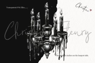 Tortured Poet Clipart, Gothic PNG Graphic Illustrations By Christine Fleury 3