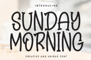 Sunday Morning Script & Handwritten Font By andikastudio 1