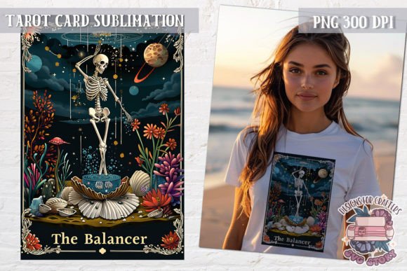 Tarot Card Summer Sublimation PNG Graphic Illustrations By SVG Story