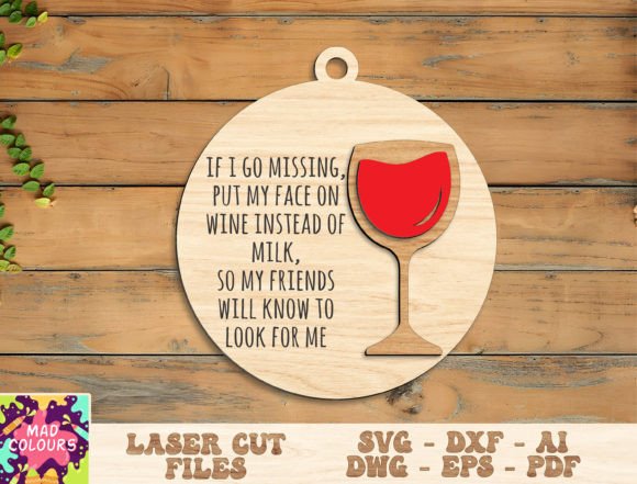 Wine Ornaments SVG Graphic 3D SVG By Mad Colours