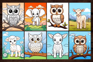 234 Bold and Easy Animal Coloring Pages Graphic Coloring Pages & Books Kids By CockPit 3