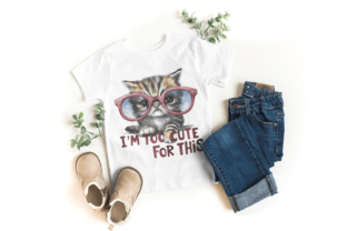 Funny Cat Quotes Sublimation Clipart PNG Graphic Illustrations By Artistic Revolution 5