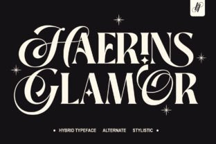 Haerins Glamor Display Font By handpik 6