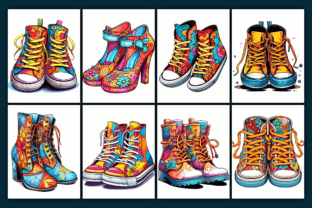 200 Fashion Shoes Coloring Pages Graphic Coloring Pages & Books Adults By royalerink 2