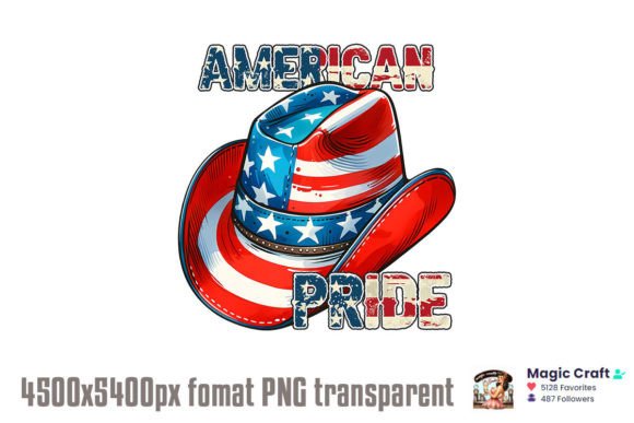 American Pride PNG Graphic T-shirt Designs By Retro Sun