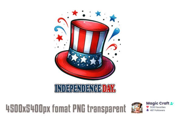 Independence Day PNG Graphic T-shirt Designs By Retro Sun